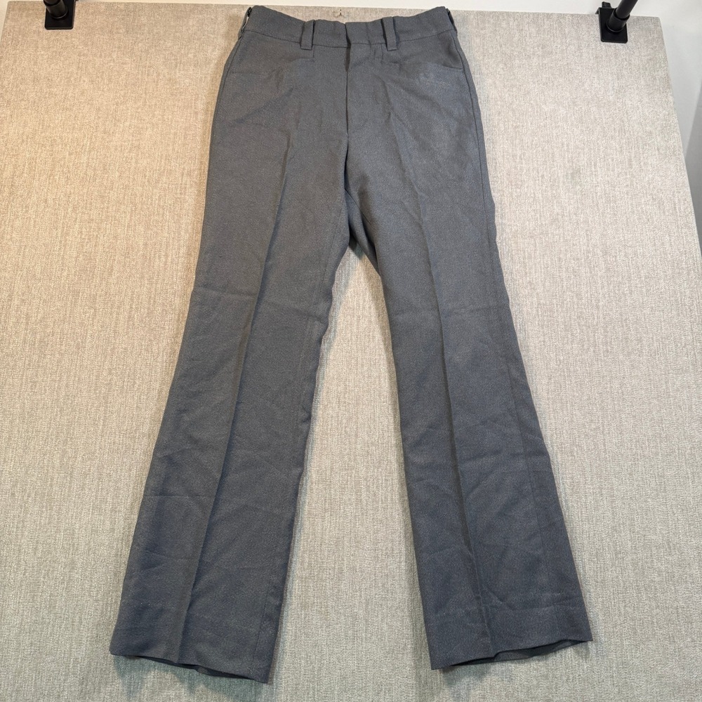 Vintage Levis Panatela Mens Gray Flare Leg Dress Pants Trousers 30x31